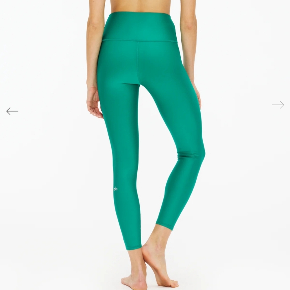 NEW ALO Yoga 7/8 high-waist airlift leggings Spruce Green Size Large NWT